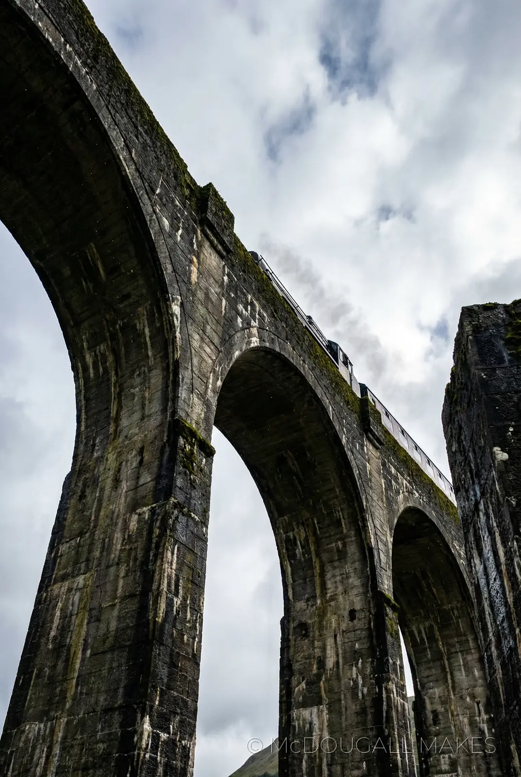 Glenfinnan|Viaduct|Perspective|Scale|Stone|Vertical