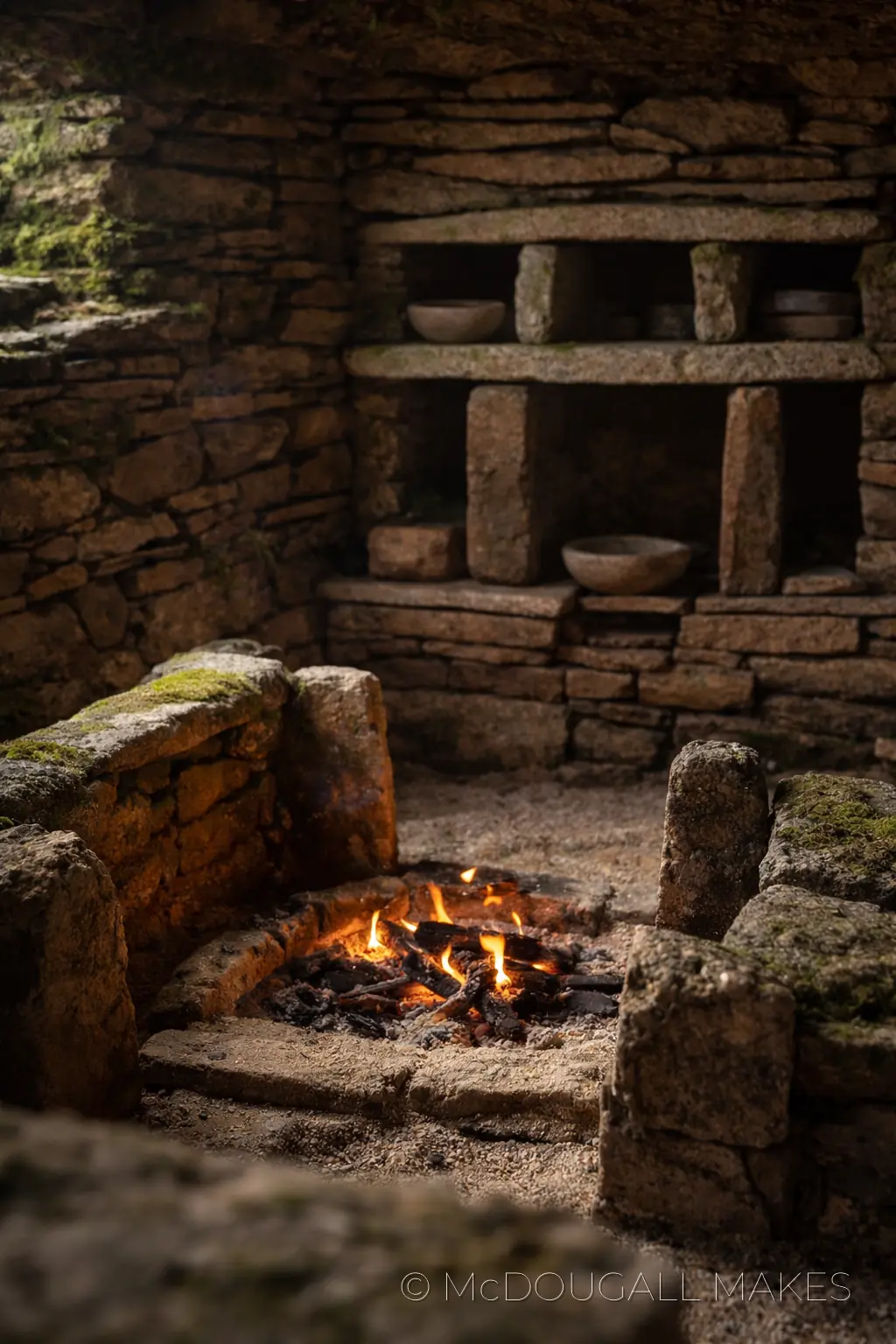 Skara Brae|Orkney|Interior|Detail|Hearth|Neolithic|Ancient