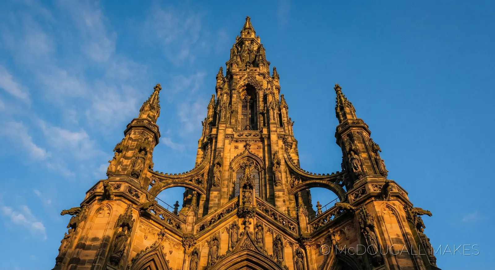 Scott Monument|Edinburgh|Gothic|Architecture|Victorian|Midday|Spire