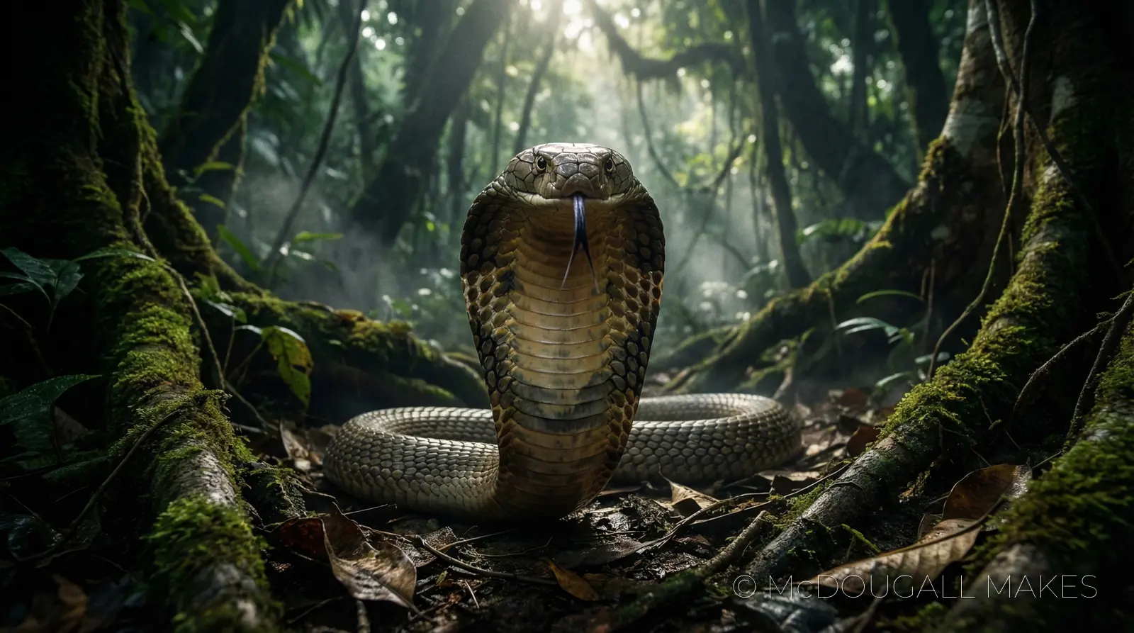 Cobra|Snake|Reptile|Forest|Predator|Danger|Texture