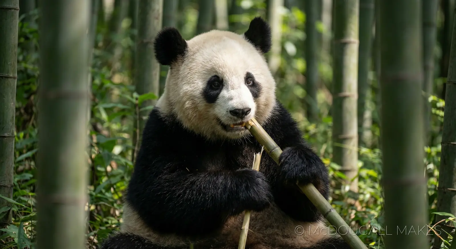 Panda|China|Bamboo|Mammal|Soft|Nature|Peaceful