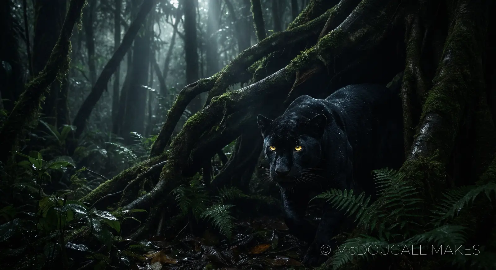 Black Panther|Jungle|Predator|Night|Moody|Melanistic|Eyes